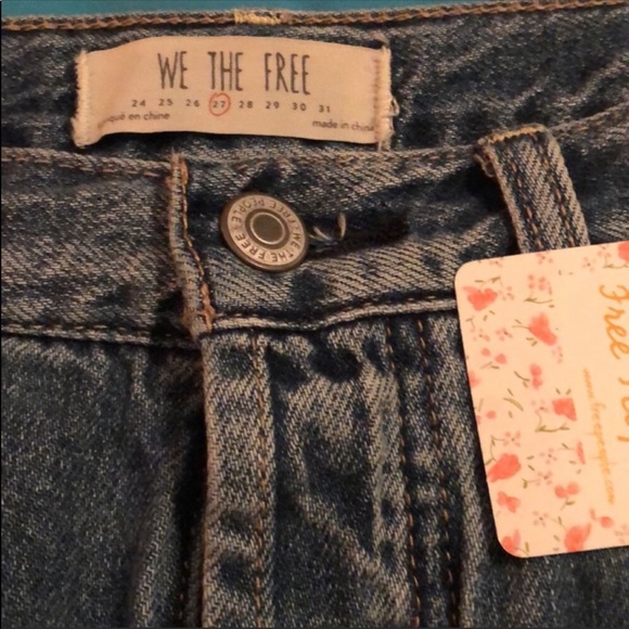 New Free people jean skirt - Picture 3 of 3